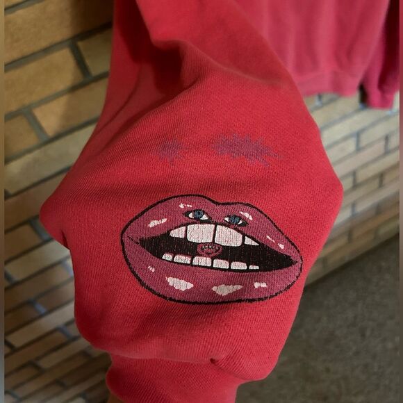 Mother Drop Square Stargazer Cotton Graphic Sweatshirt in Think Sideways Size XS - Picture 7 of 9